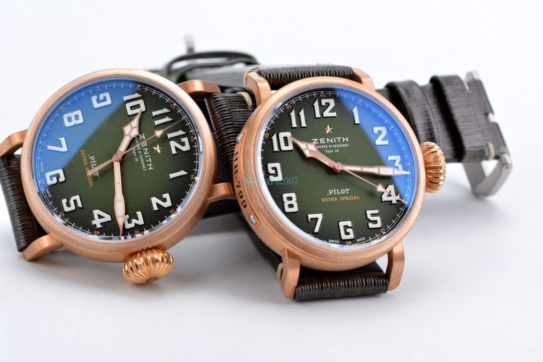 XF Factory 真力时卡其绿青铜大飞一比一高仿手表29.2430.679/63.I001 wrist watch  / ZSL063