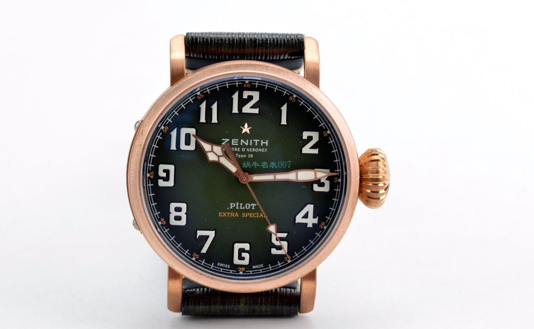 XF Factory 真力时卡其绿青铜大飞一比一高仿手表29.2430.679/63.I001 wrist watch  / ZSL063