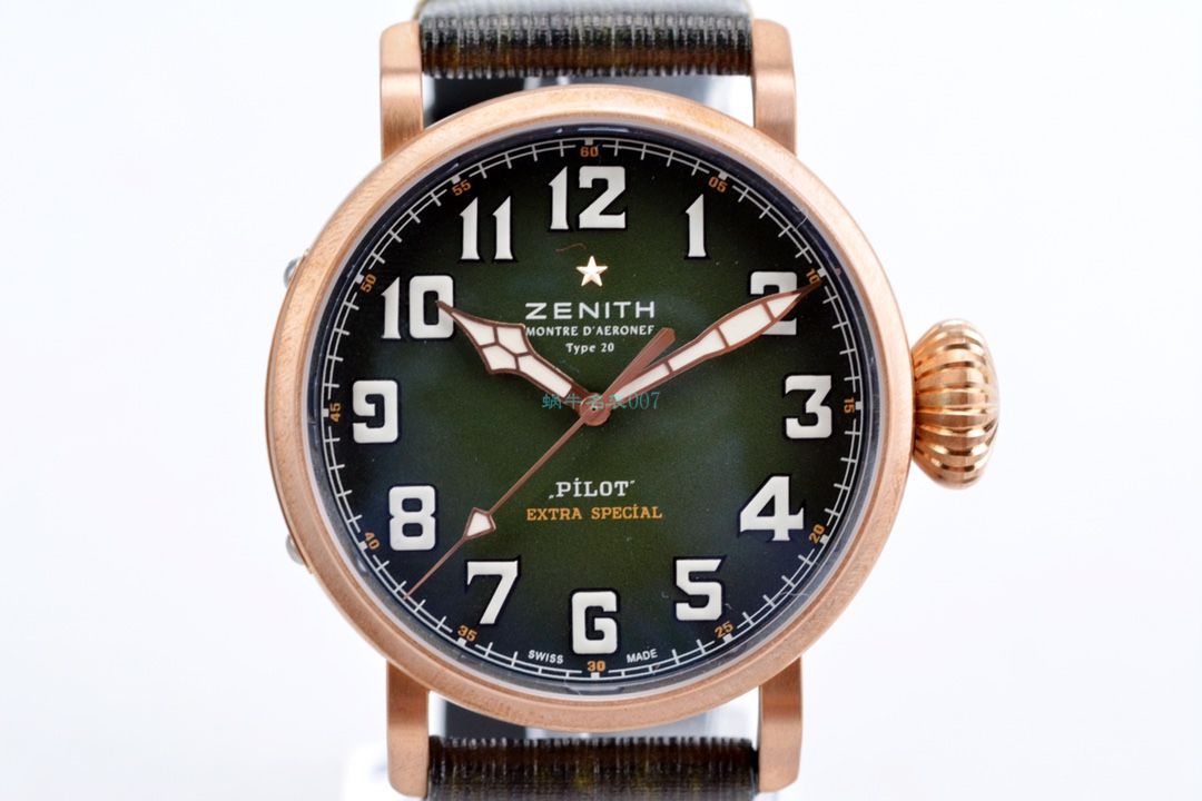 XF Factory 真力时卡其绿青铜大飞一比一高仿手表29.2430.679/63.I001 wrist watch  / ZSL063