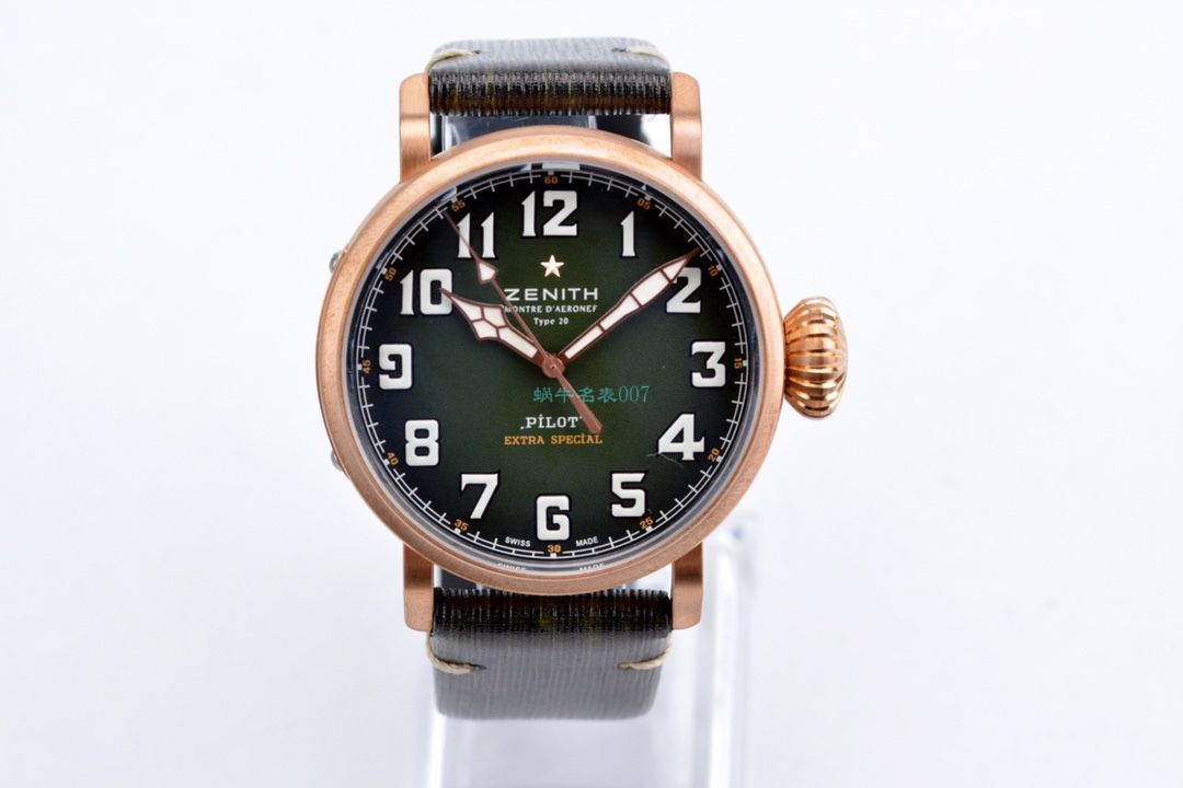XF Factory 真力时卡其绿青铜大飞一比一高仿手表29.2430.679/63.I001 wrist watch  / ZSL063