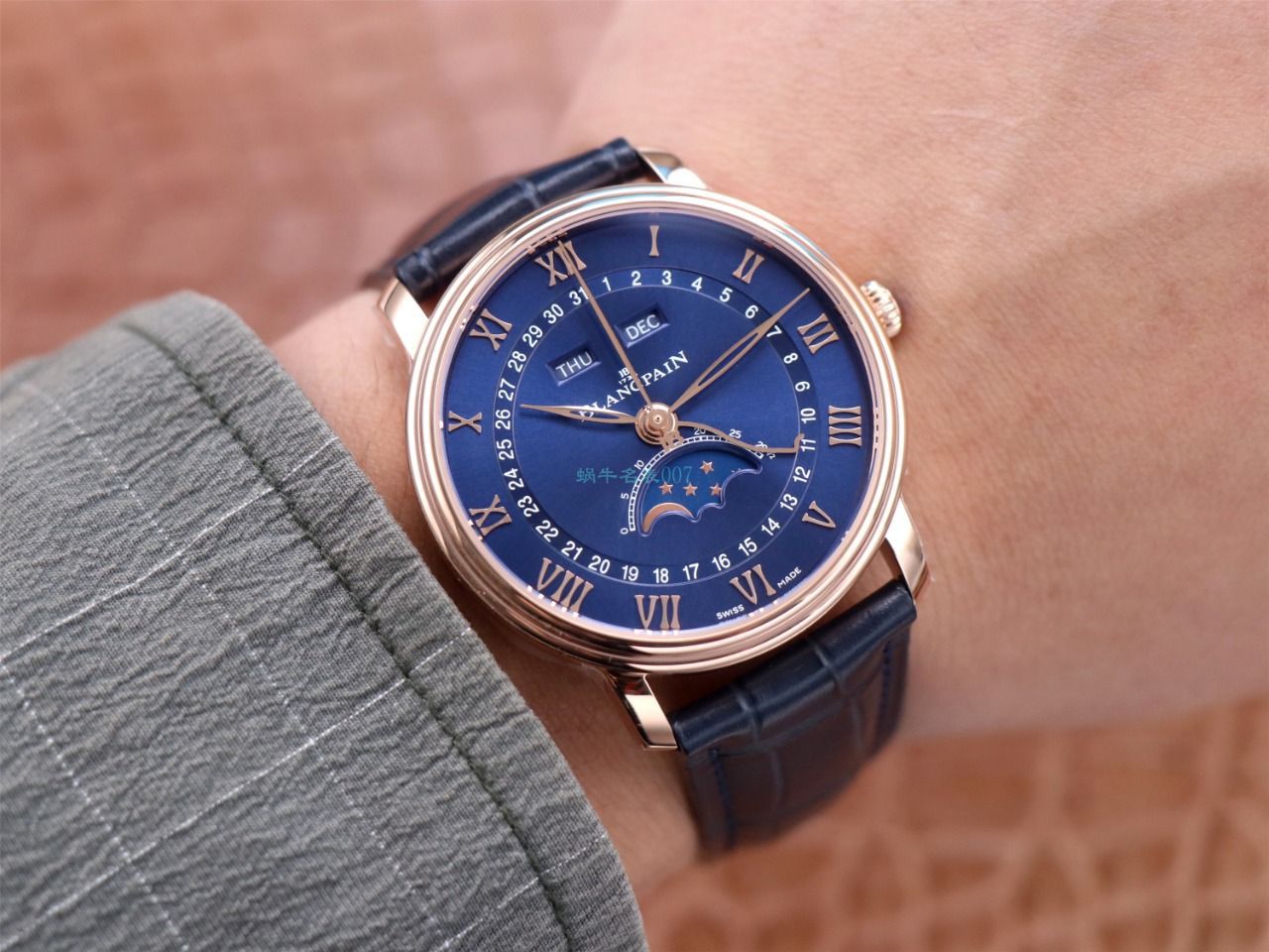 【 Video analysis 】OM Factory Blancpain 6654超A高仿手表6654-3640-55最新V3升级版 wrist watch  / BP075