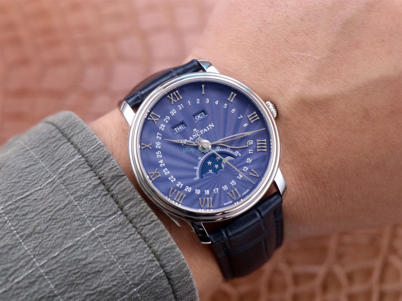 【 Video analysis 】OM Factory Blancpain 6654超A高仿手表6654-3640-55最新V3升级版 wrist watch  / BP075