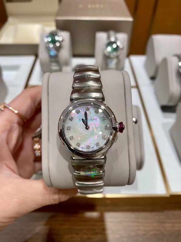 BV Factory  BVLGARI 一比一复刻高仿女士手表LVCEA系列102194 LU28WSPGSPG/12 wrist watch  / BG066