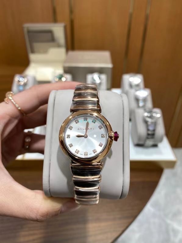 BV Factory  BVLGARI 一比一复刻高仿女士手表LVCEA系列102194 LU28WSPGSPG/12 wrist watch  / BG066