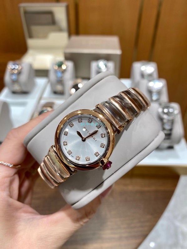 BV Factory  BVLGARI 一比一复刻高仿女士手表LVCEA系列102194 LU28WSPGSPG/12 wrist watch  / BG066