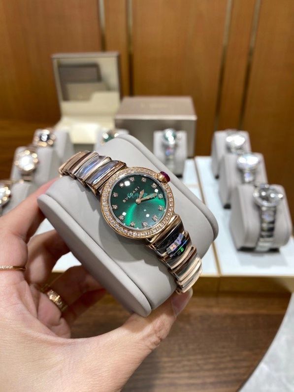 BV Factory  BVLGARI 一比一复刻高仿女士手表LVCEA系列102194 LU28WSPGSPG/12 wrist watch  / BG066
