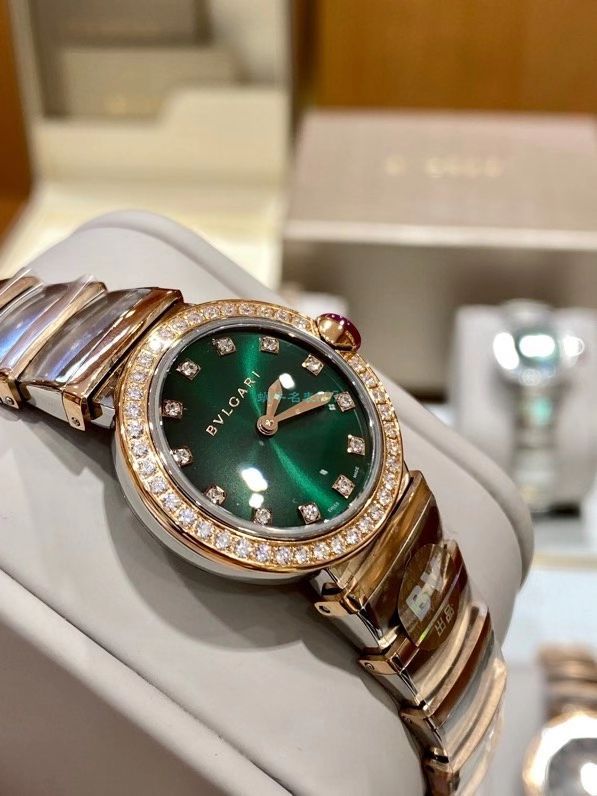 BV Factory  BVLGARI 一比一复刻高仿女士手表LVCEA系列102194 LU28WSPGSPG/12 wrist watch  / BG066
