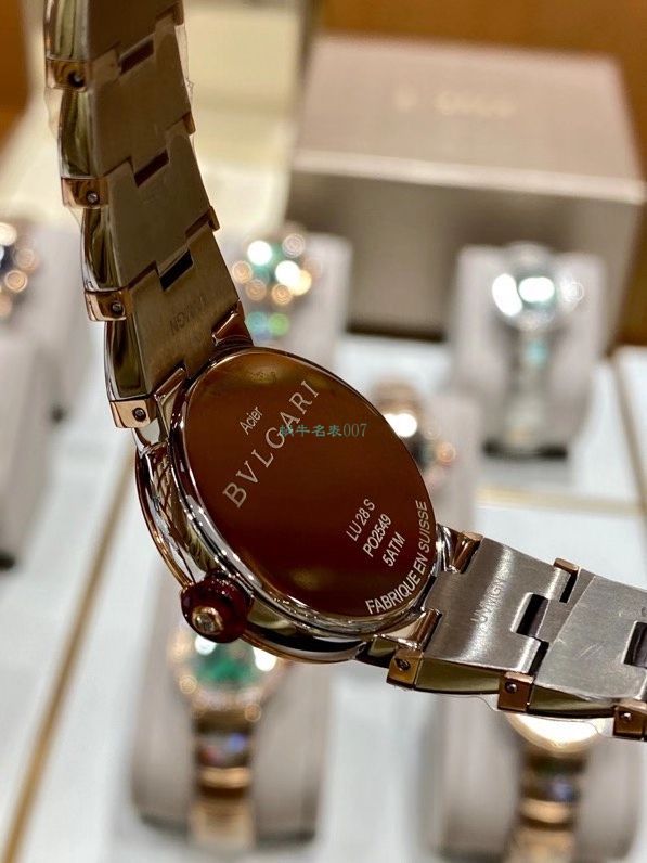 BV Factory  BVLGARI 一比一复刻高仿女士手表LVCEA系列102194 LU28WSPGSPG/12 wrist watch  / BG066