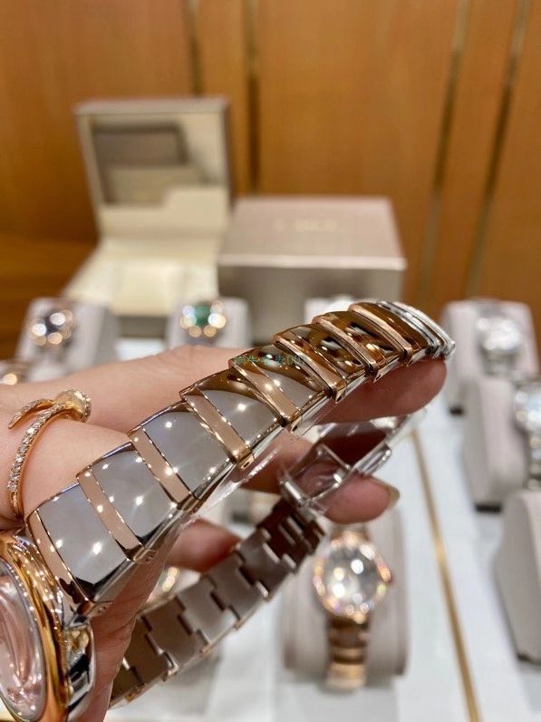 BV Factory  BVLGARI 一比一复刻高仿女士手表LVCEA系列102194 LU28WSPGSPG/12 wrist watch  / BG066