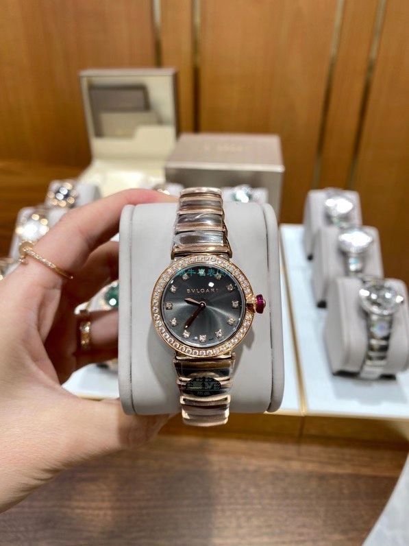 BV Factory  BVLGARI 一比一复刻高仿女士手表LVCEA系列102194 LU28WSPGSPG/12 wrist watch  / BG066