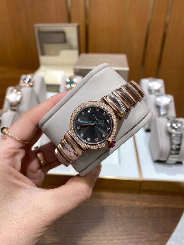 BV Factory  BVLGARI 一比一复刻高仿女士手表LVCEA系列102194 LU28WSPGSPG/12 wrist watch  / BG066