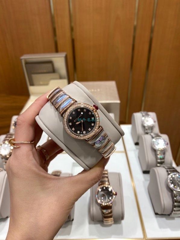 BV Factory  BVLGARI 一比一复刻高仿女士手表LVCEA系列102194 LU28WSPGSPG/12 wrist watch  / BG066
