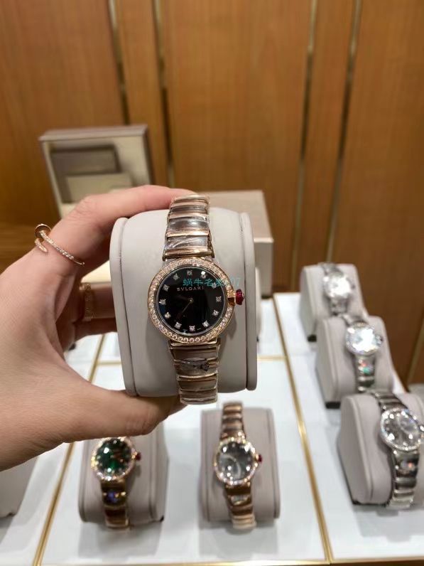 BV Factory  BVLGARI 一比一复刻高仿女士手表LVCEA系列102194 LU28WSPGSPG/12 wrist watch  / BG066