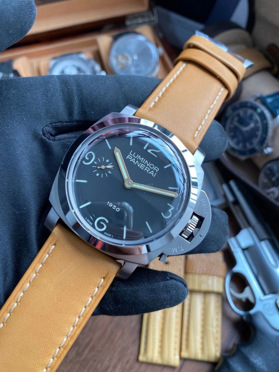 【视频】XF Factory Panerai 特别版一比一超A高仿手表PAM00127 wrist watch  / XFPAM00127