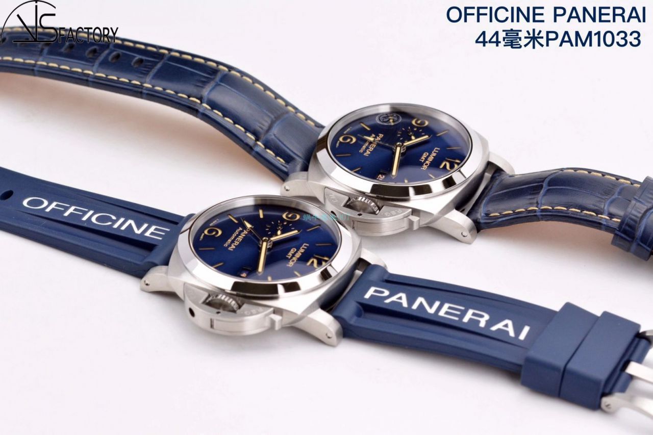 VS Factory Panerai 1比1 top 高精仿手表GMT两地时PAM01033 wrist watch  / PAM01033VSC