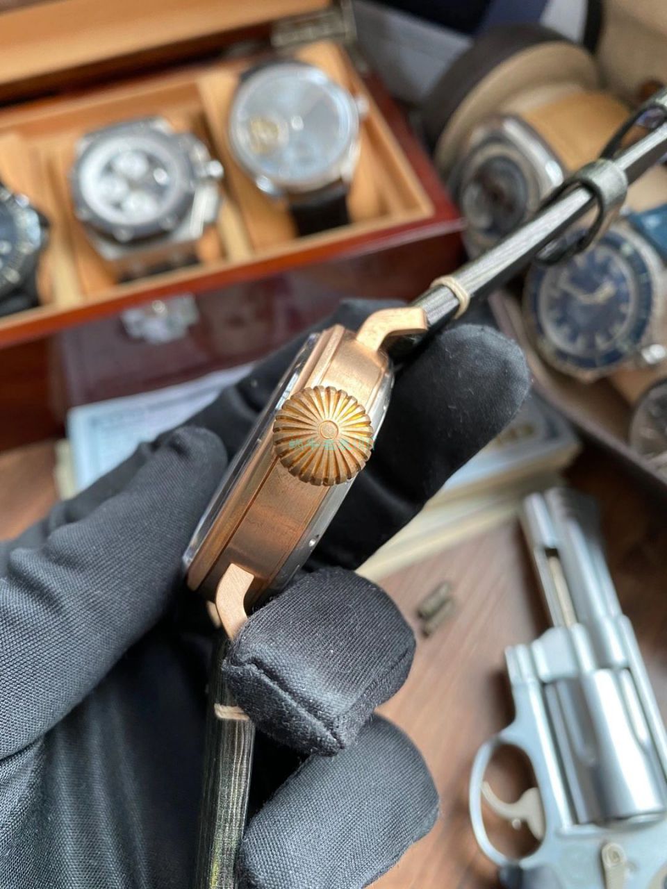 XF Factory 真力时卡其绿青铜大飞一比一高仿手表29.2430.679/63.I001 wrist watch  / ZSL063