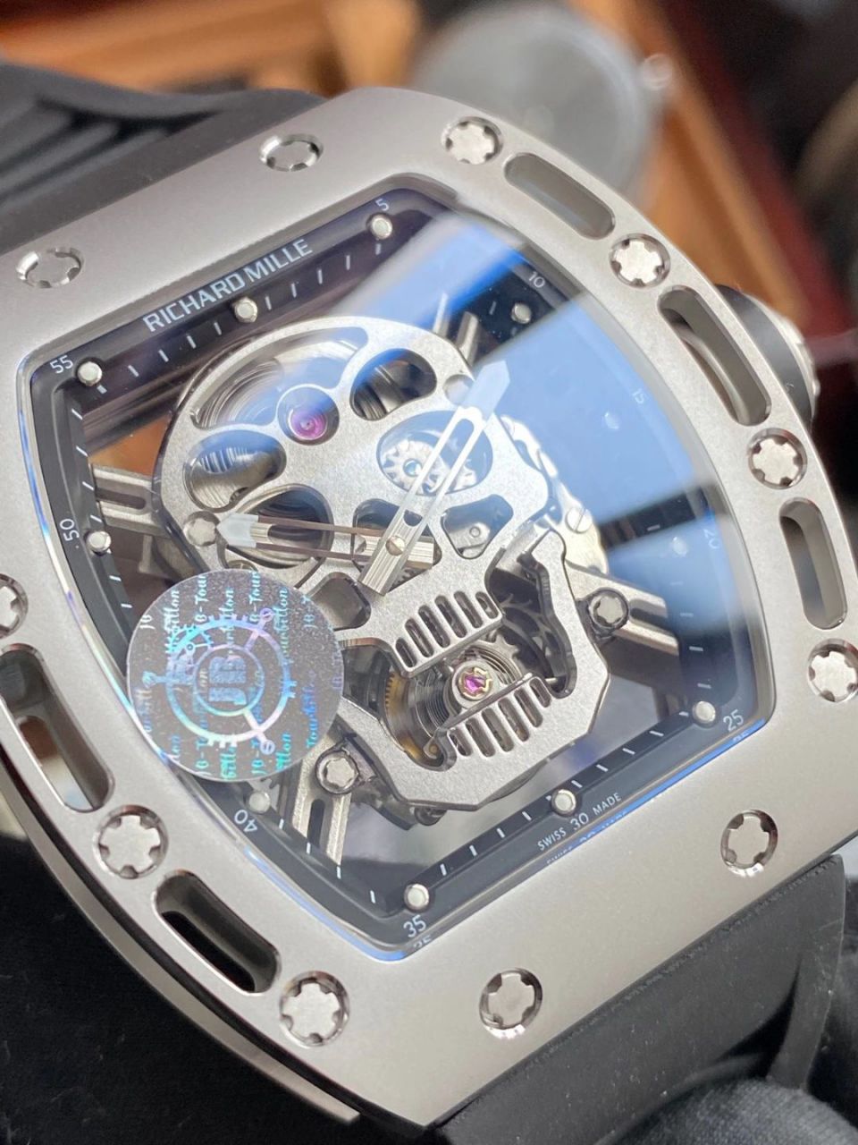 【 Video analysis 】JB Factory  RICHARD MILLE 一比一复刻高仿手表男士系列RM 052骷髅头 wrist watch  