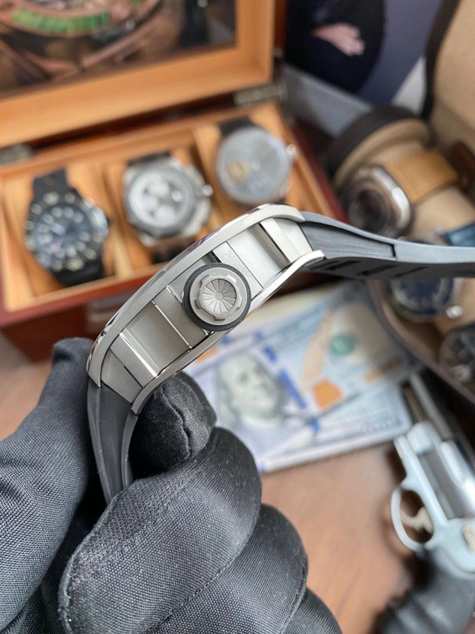 【 Video analysis 】JB Factory  RICHARD MILLE 一比一复刻高仿手表男士系列RM 052骷髅头 wrist watch  