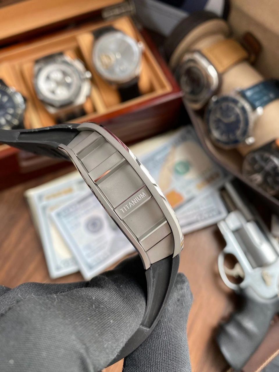 【 Video analysis 】JB Factory  RICHARD MILLE 一比一复刻高仿手表男士系列RM 052骷髅头 wrist watch  