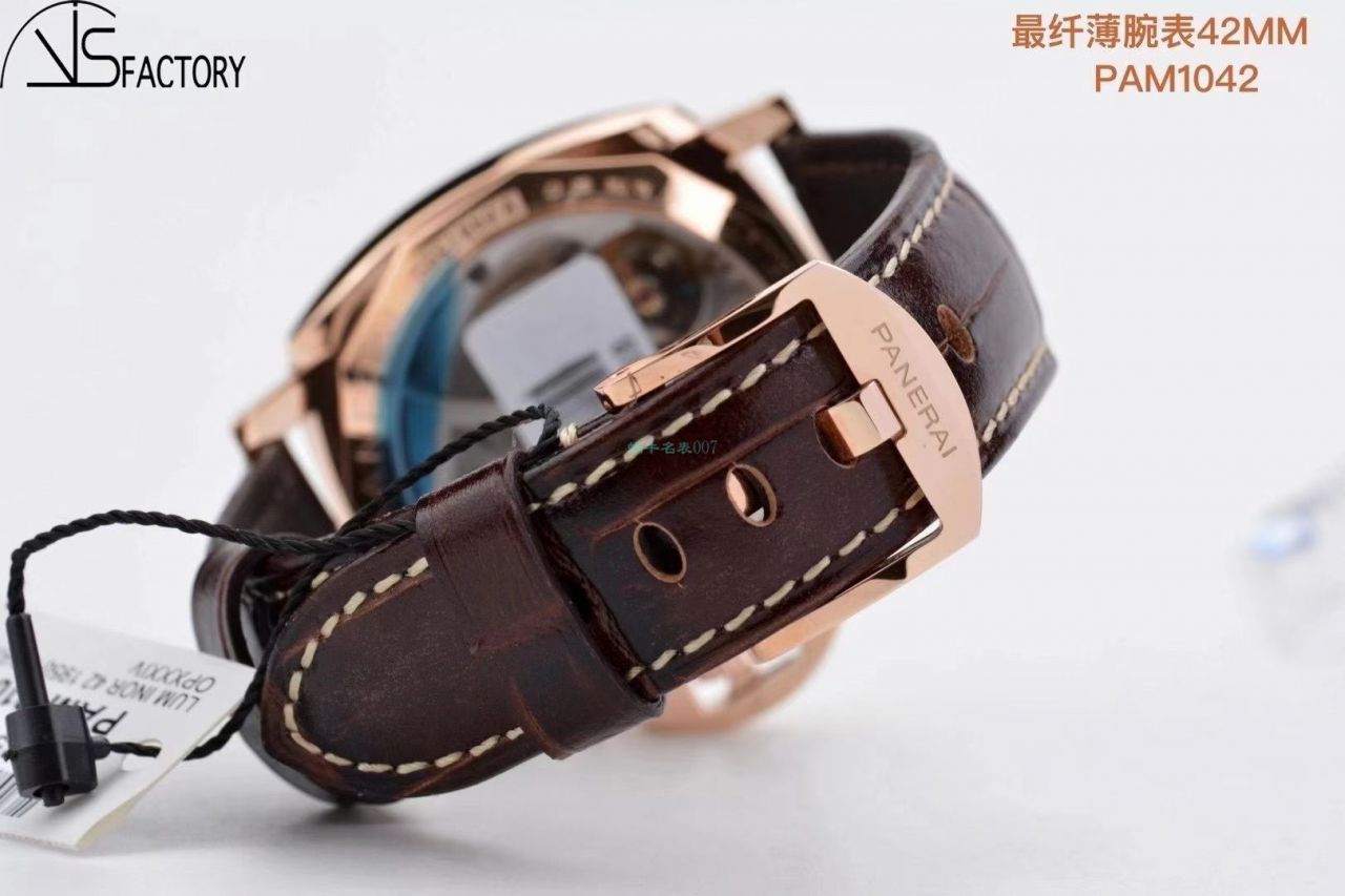 VS Factory Panerai PAM1042一比一超A高精仿手表LUMINOR DUE小红金PAM01042 wrist watch  / VSPAM01042