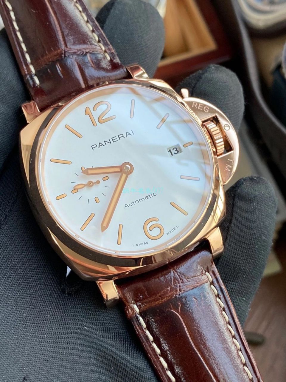 VS Factory Panerai PAM1042一比一超A高精仿手表LUMINOR DUE小红金PAM01042 wrist watch  / VSPAM01042