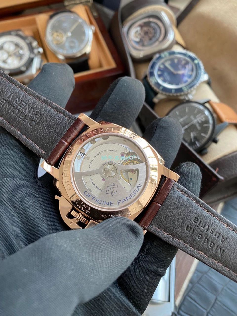 VS Factory Panerai PAM1042一比一超A高精仿手表LUMINOR DUE小红金PAM01042 wrist watch  / VSPAM01042