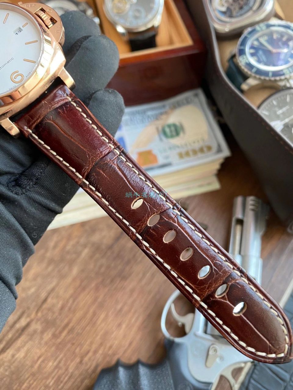 VS Factory Panerai PAM1042一比一超A高精仿手表LUMINOR DUE小红金PAM01042 wrist watch  / VSPAM01042