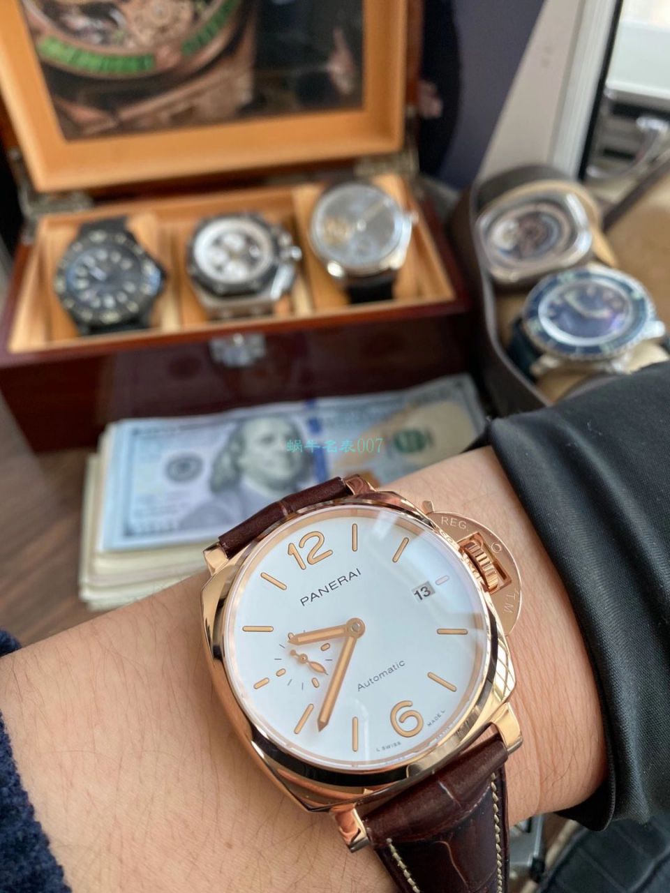 VS Factory Panerai PAM1042一比一超A高精仿手表LUMINOR DUE小红金PAM01042 wrist watch  / VSPAM01042