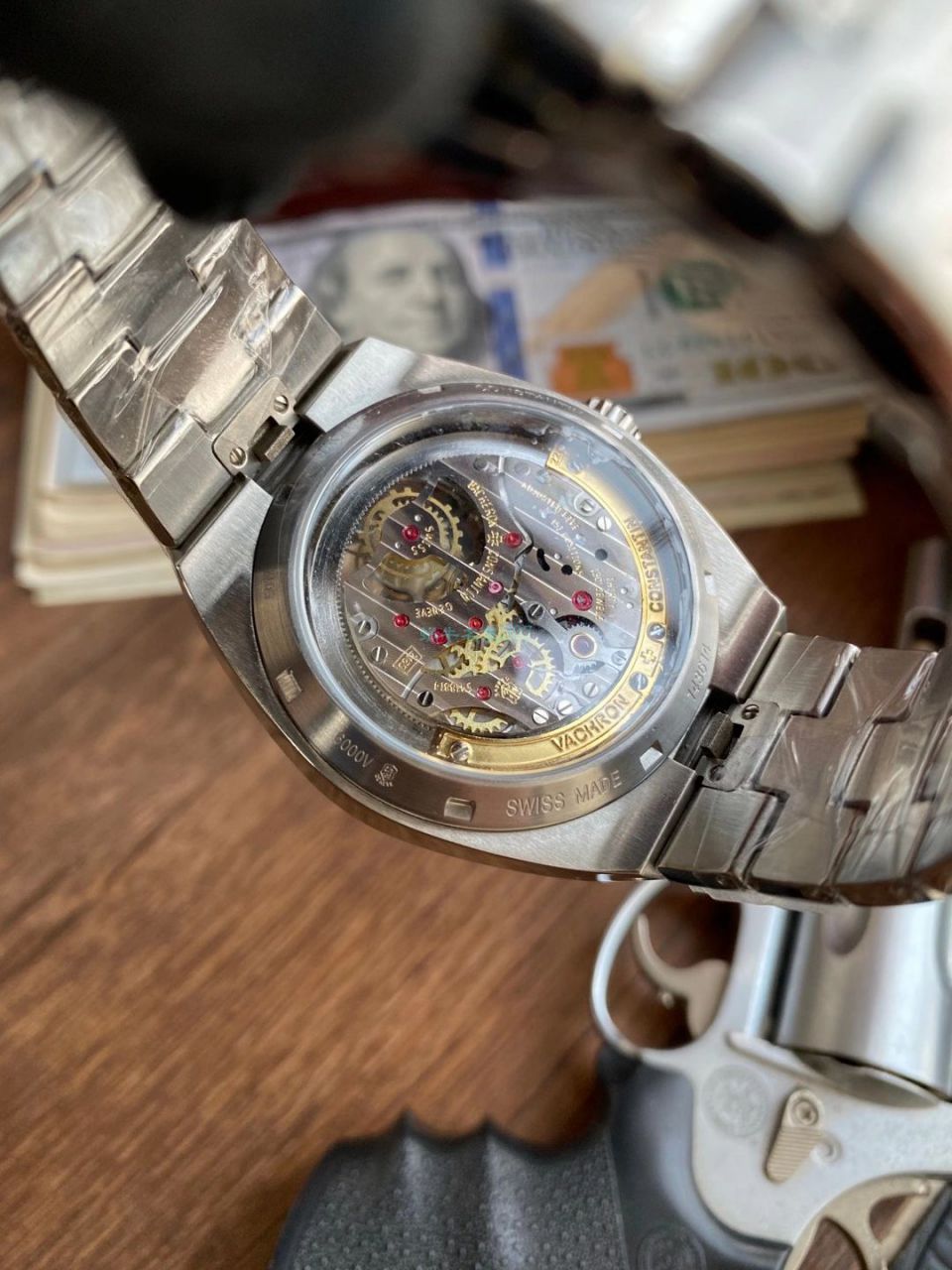 EUR Factory Vacheron Constantin   Overseas  Tourbillon 高仿手表6000V/110A-B544 wrist watch  / JS236