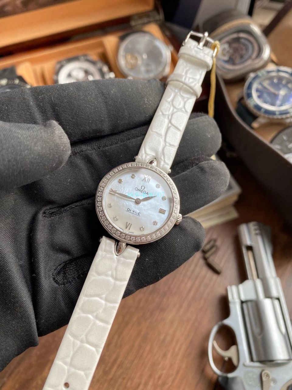 3S Factory OMEGA碟飞典雅Dewdrop女装424.53.27.60.55.001，424.58.27.60.55.001 wrist watch  / M776