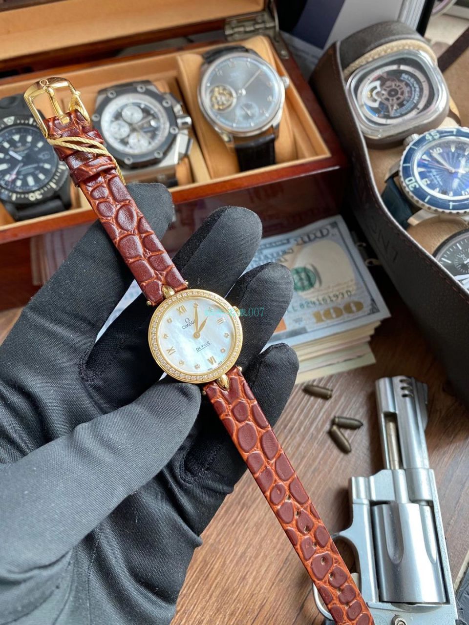 3S Factory OMEGA碟飞典雅Dewdrop女装424.53.27.60.55.001，424.58.27.60.55.001 wrist watch  / M776