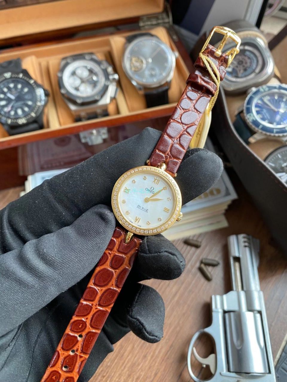 3S Factory OMEGA碟飞典雅Dewdrop女装424.53.27.60.55.001，424.58.27.60.55.001 wrist watch  / M776