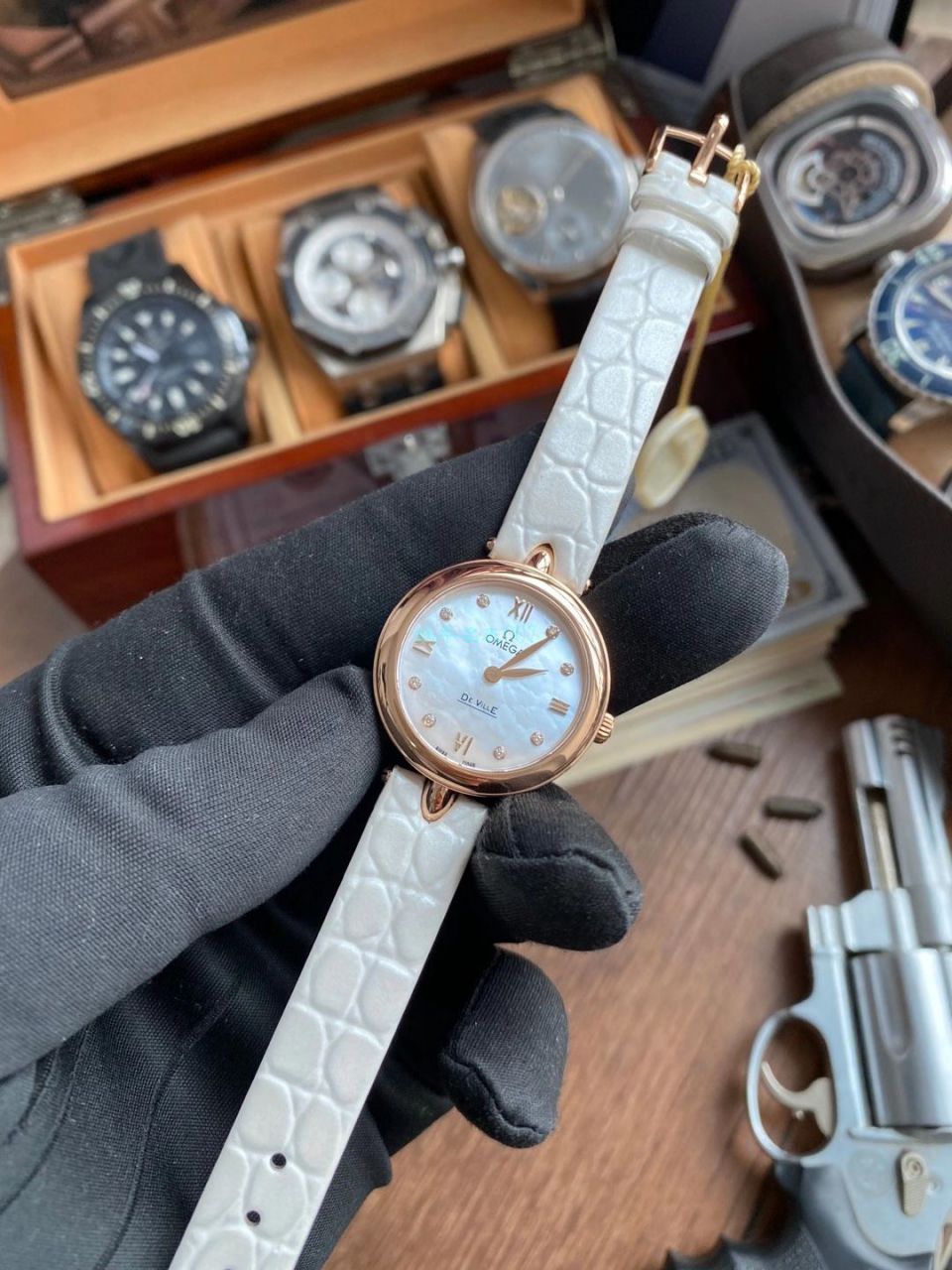 3S Factory OMEGA碟飞典雅Dewdrop女装424.53.27.60.55.001，424.58.27.60.55.001 wrist watch  / M776