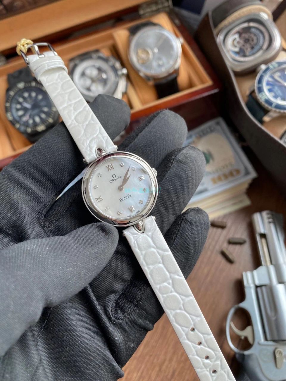 3S Factory OMEGA碟飞典雅Dewdrop女装424.53.27.60.55.001，424.58.27.60.55.001 wrist watch  / M776