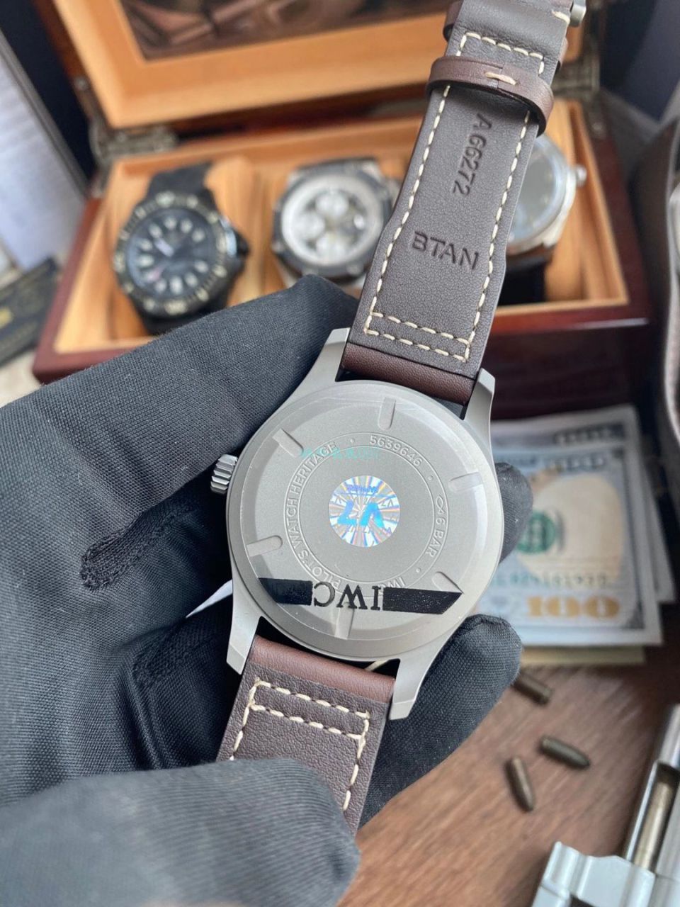 V7 Factory  IWC 飞行员 MARK XVII 钛壳一比一超A复刻手表IW327006 wrist watch  / WG607
