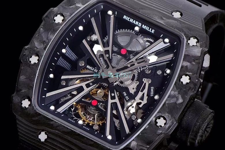 KV Factory  RICHARD MILLE RM 12-01 Tourbillon Limited Editions 超A高仿限量 Tourbillon 手表 / KVRM 12-01