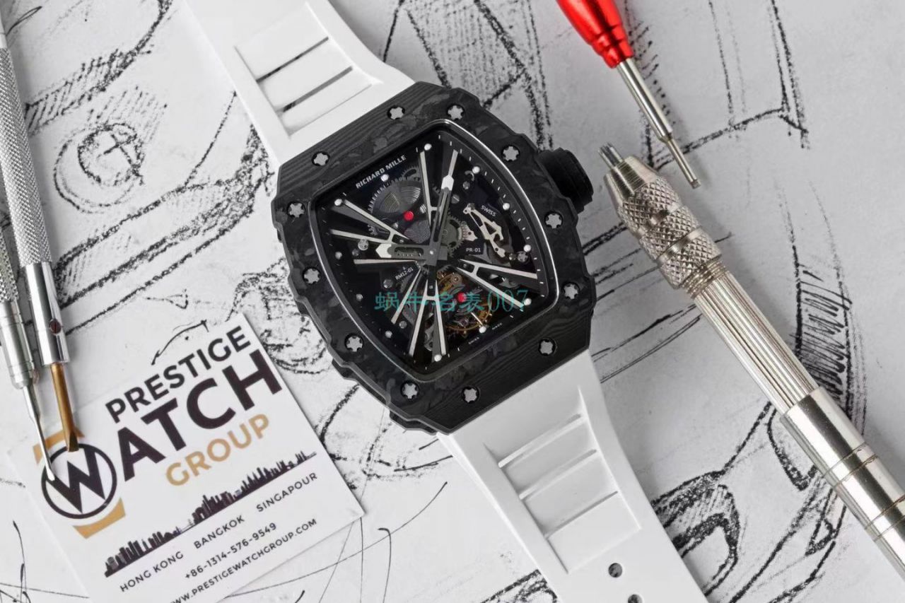 KV Factory  RICHARD MILLE RM 12-01 Tourbillon Limited Editions 超A高仿限量 Tourbillon 手表 / KVRM 12-01