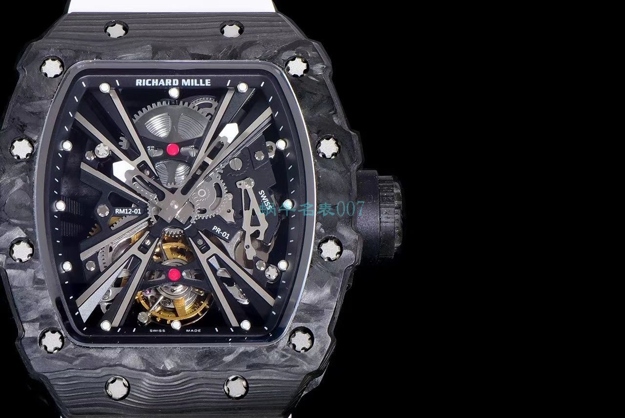 KV Factory  RICHARD MILLE RM 12-01 Tourbillon Limited Editions 超A高仿限量 Tourbillon 手表 / KVRM 12-01
