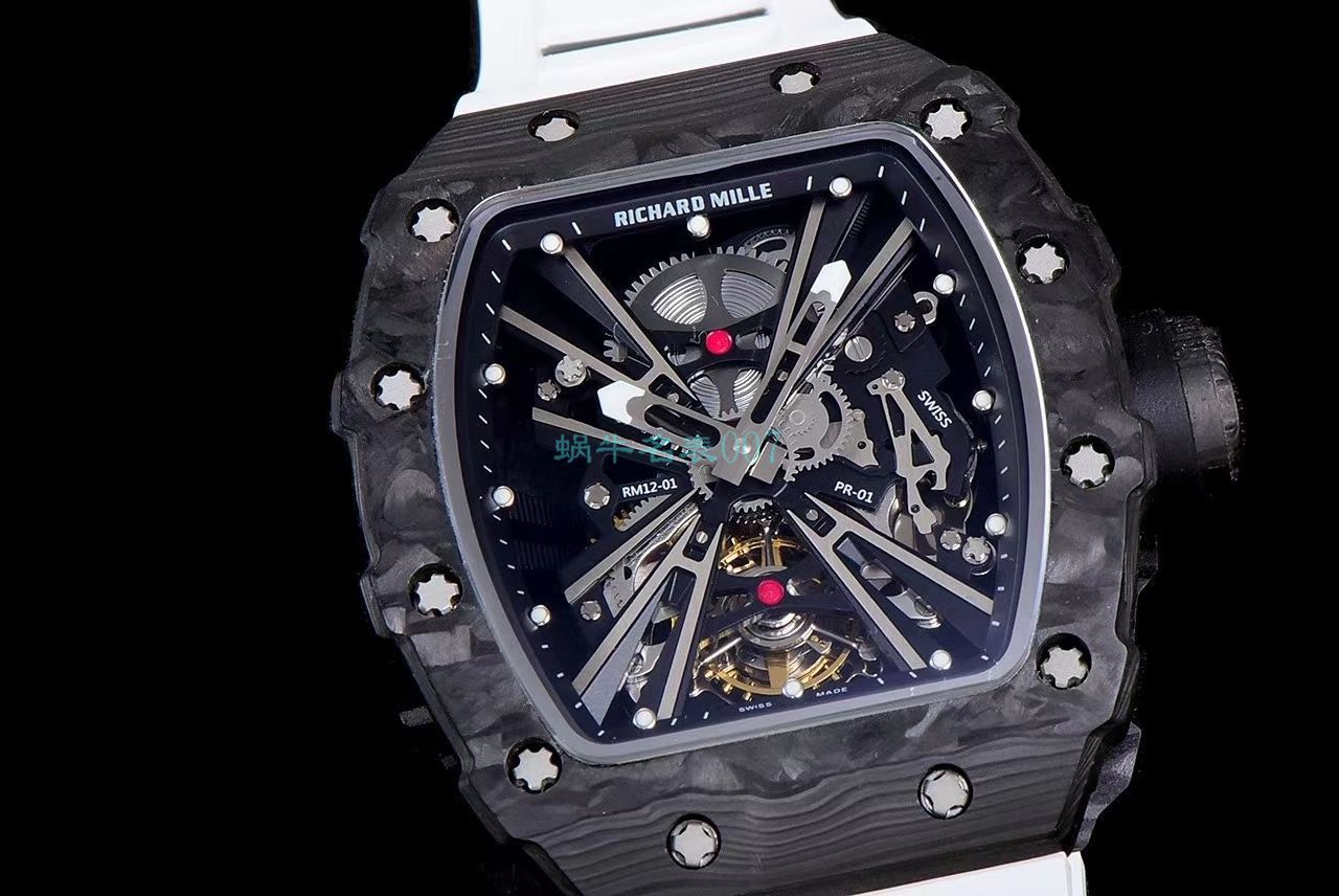 KV Factory  RICHARD MILLE RM 12-01 Tourbillon Limited Editions 超A高仿限量 Tourbillon 手表 / KVRM 12-01