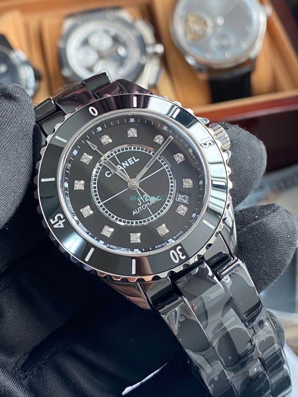 KOR Factory 香奈儿J12系列1比1 top 高仿手表女装机械H5702 wrist watch  / XB067