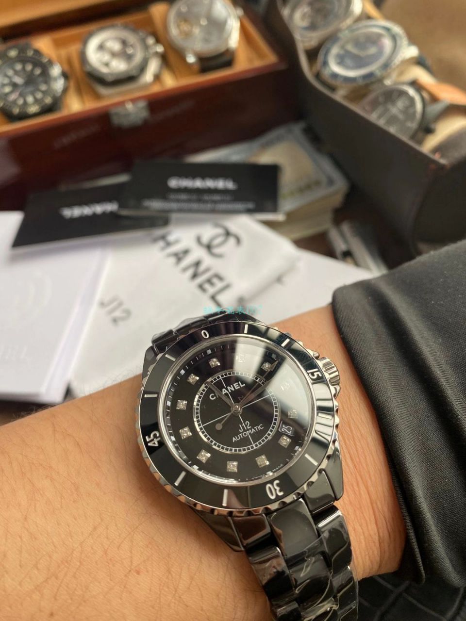 KOR Factory 香奈儿J12系列1比1 top 高仿手表女装机械H5702 wrist watch  / XB067