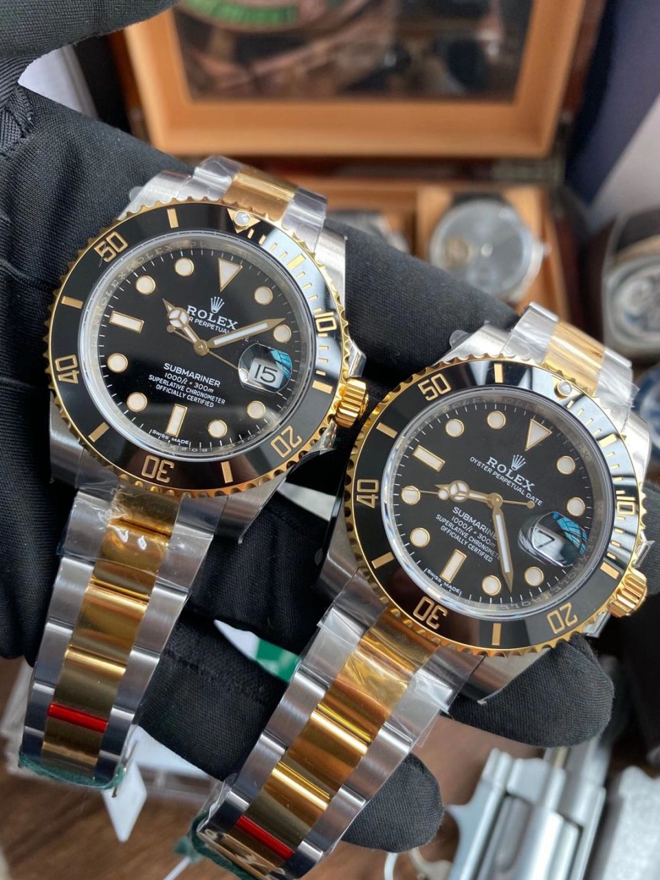 VS Factory  Rolex 复刻高仿间金 Submariner 116613-LN-97203 wrist watch （可选包金或者镀金） / R701