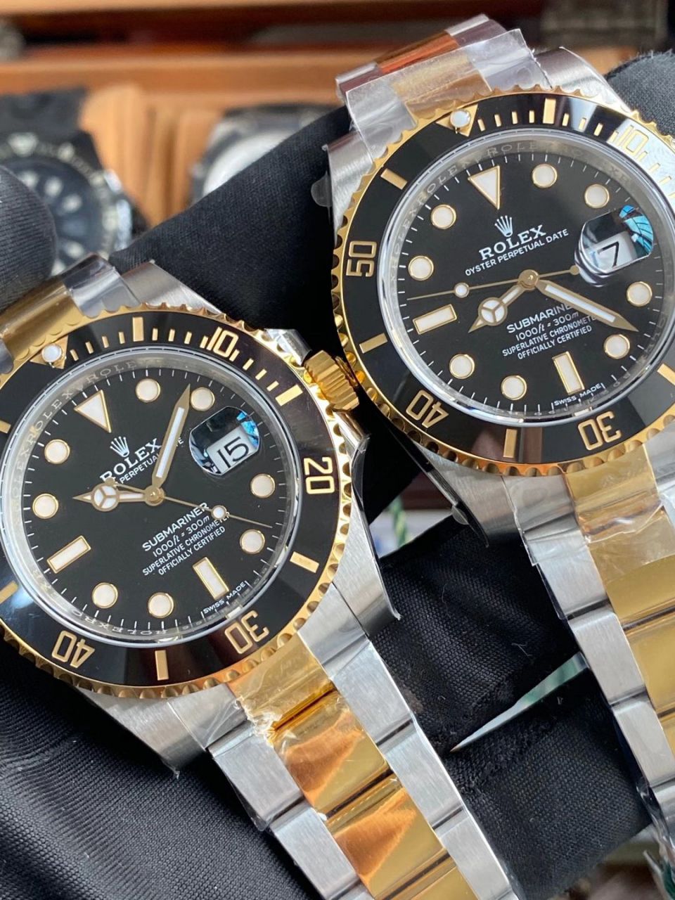 VS Factory  Rolex 复刻高仿间金 Submariner 116613-LN-97203 wrist watch （可选包金或者镀金） / R701