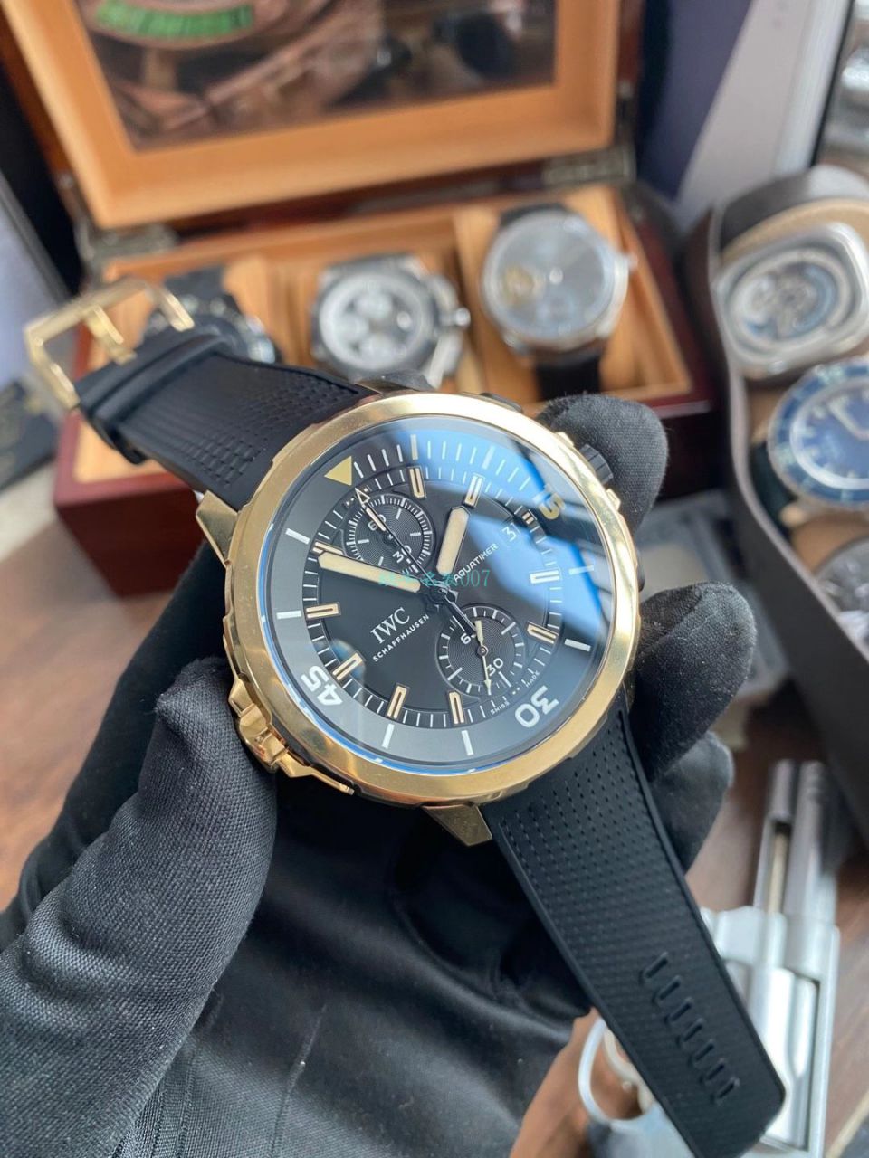 V6 Factory  IWC 海洋计时1比1 top 复刻高仿手表IW379503青铜达尔文探险之旅特别版V2 / WG609
