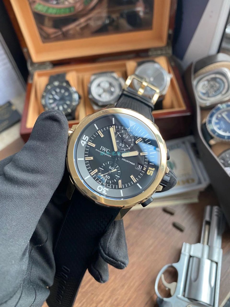 V6 Factory  IWC 海洋计时1比1 top 复刻高仿手表IW379503青铜达尔文探险之旅特别版V2 / WG609