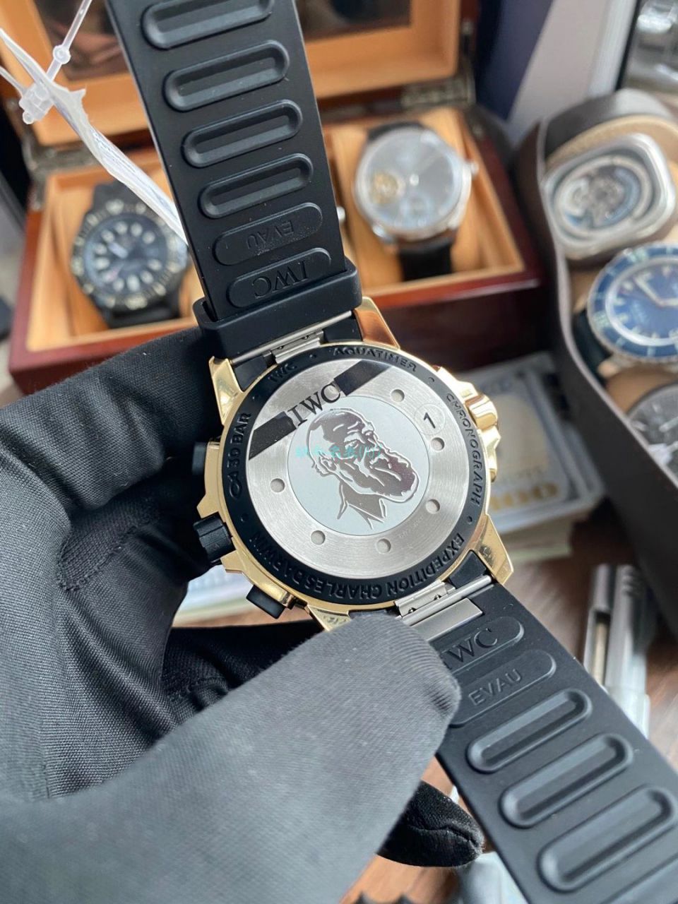 V6 Factory  IWC 海洋计时1比1 top 复刻高仿手表IW379503青铜达尔文探险之旅特别版V2 / WG609