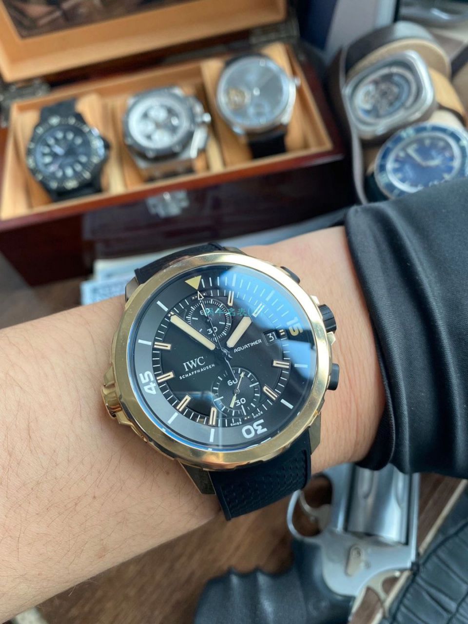 V6 Factory  IWC 海洋计时1比1 top 复刻高仿手表IW379503青铜达尔文探险之旅特别版V2 / WG609