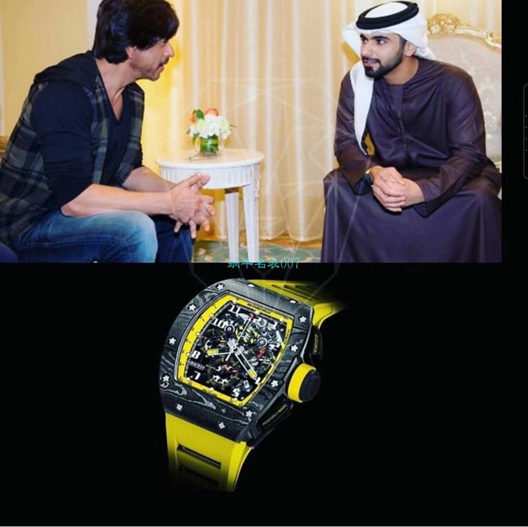 KV Factory  RICHARD MILLE RM011 Yellow Storm黄色风暴一比一复刻高仿手表 / KVRM011Yellow Storm