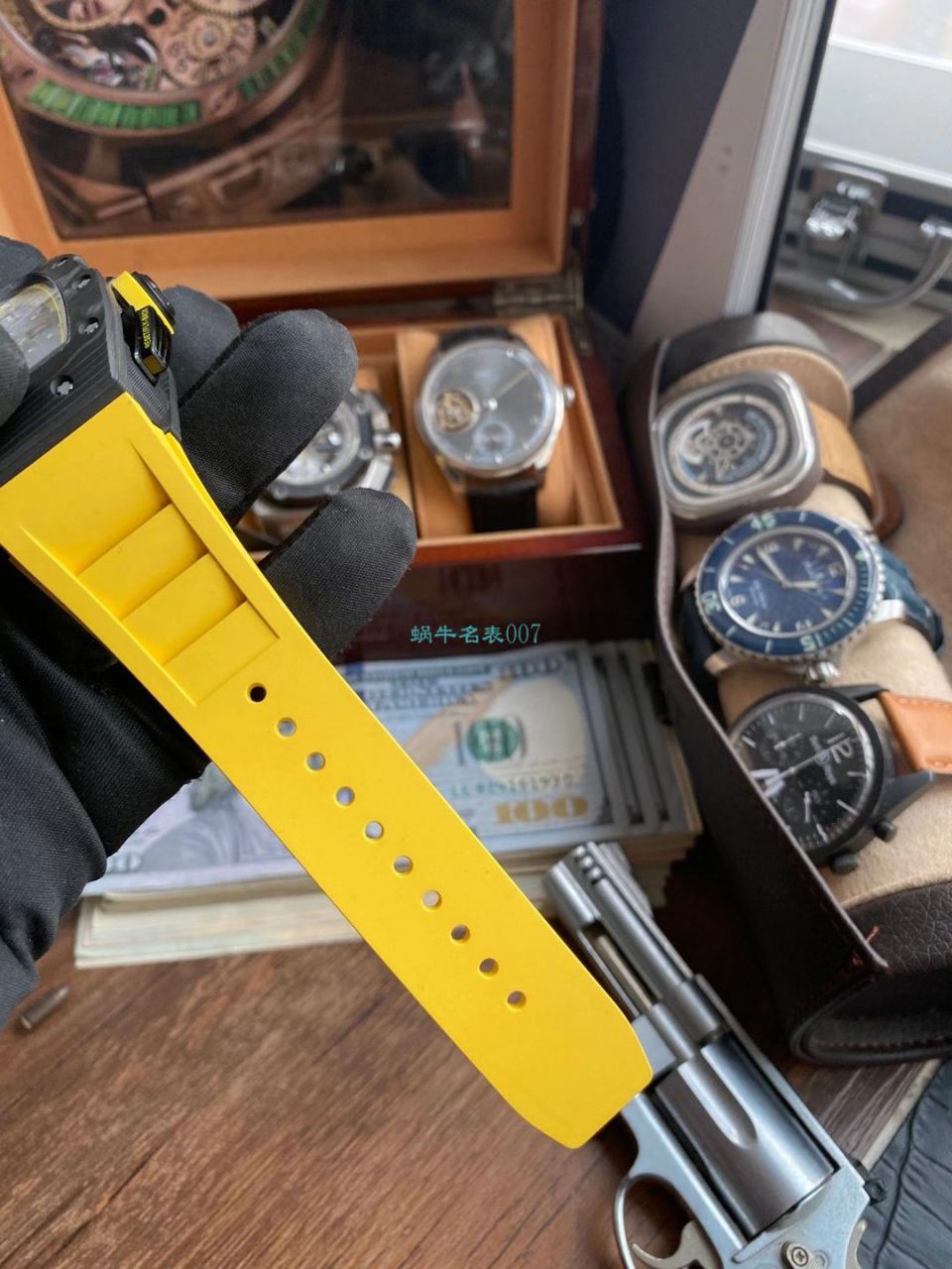 KV Factory  RICHARD MILLE RM011 Yellow Storm黄色风暴一比一 top 精仿手表 / KVRM011YellowStormB