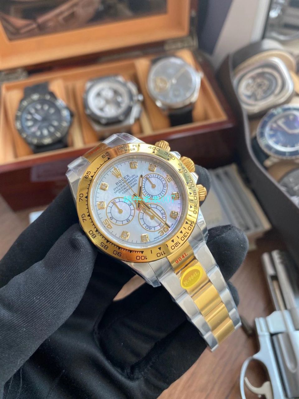 最强间金 Rolex  Ditongna N Factory 4130 Ditongna  copy customized 版复刻高仿m116503-0007 wrist watch  / R702